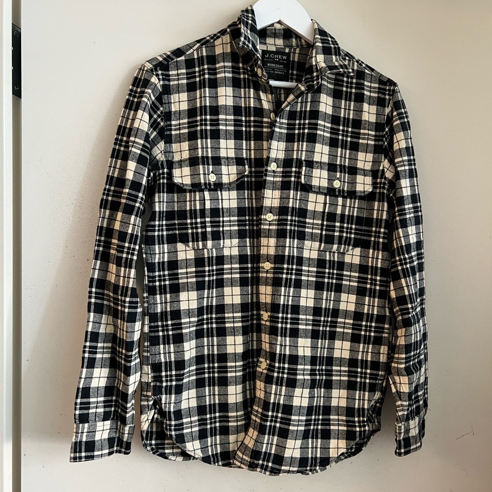 J. Crew Plaid Button Down Shirt
